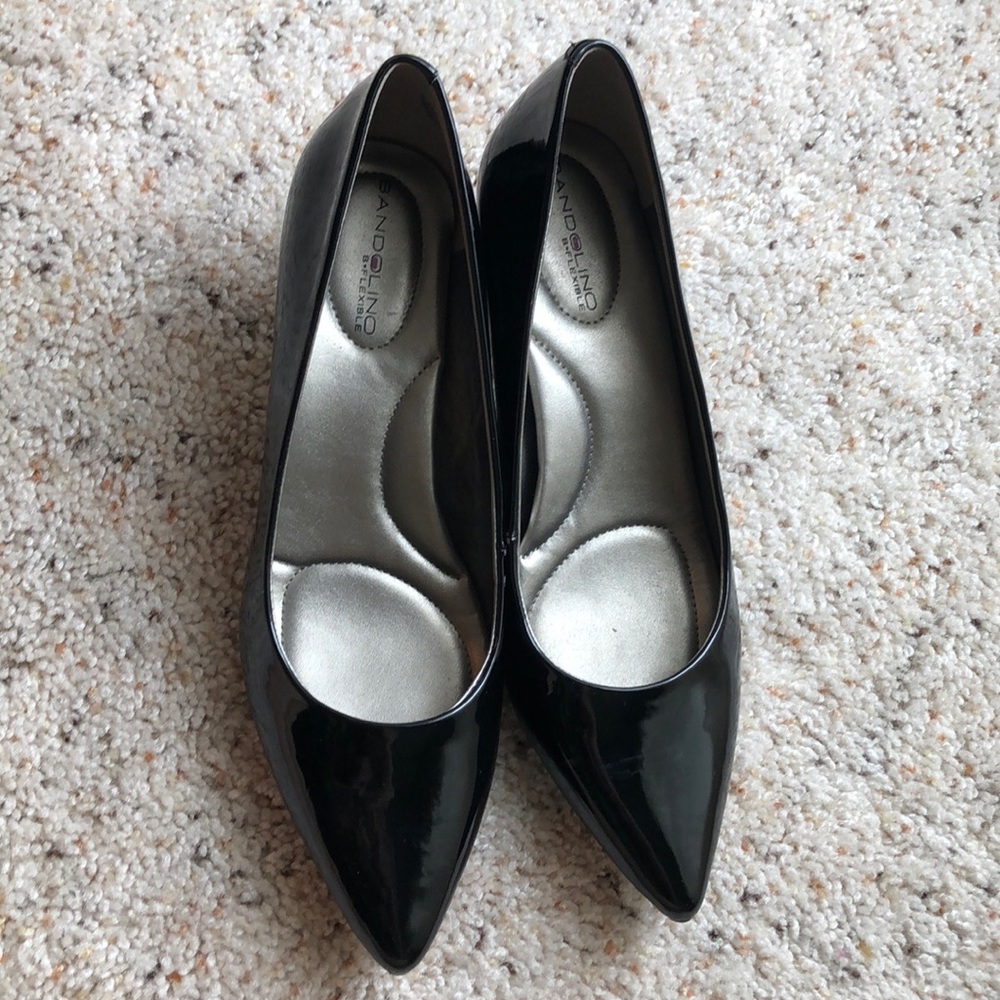 Black Patent Heels Bandolino